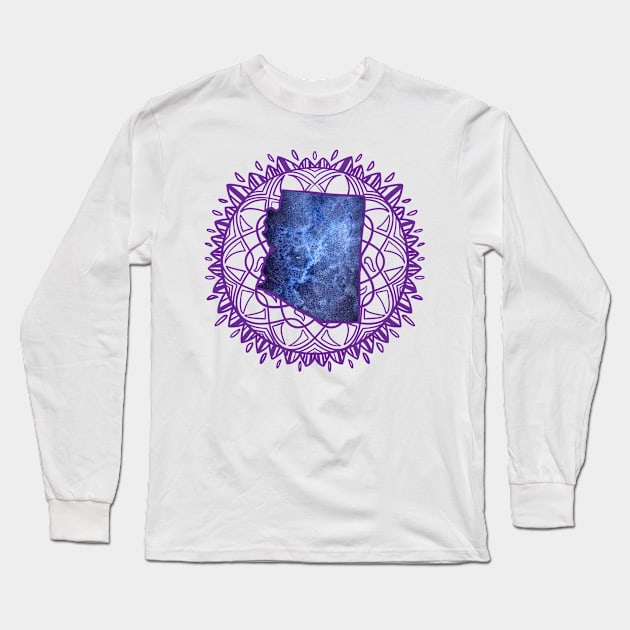 Arizona Mandala Long Sleeve T-Shirt by Manfish Inc.